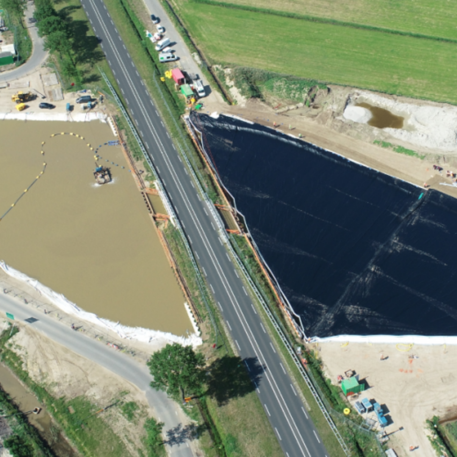 Construction of underpasses N348