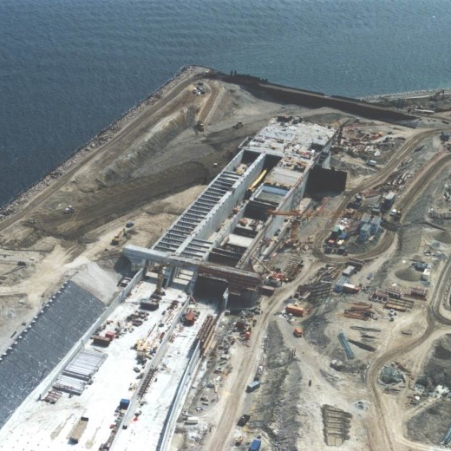 Øresundsbron tunnel in aanbouw