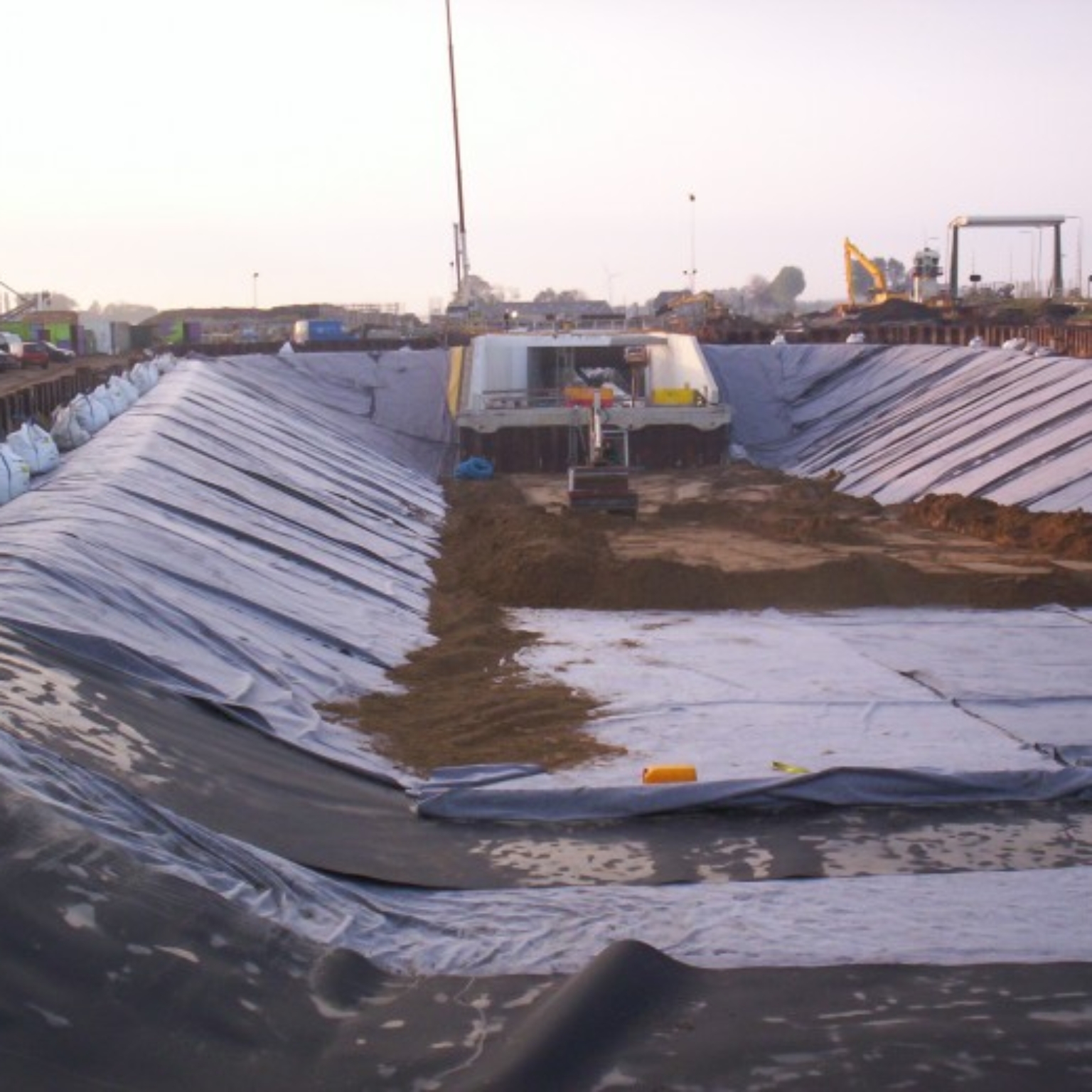 Installation of the membrane