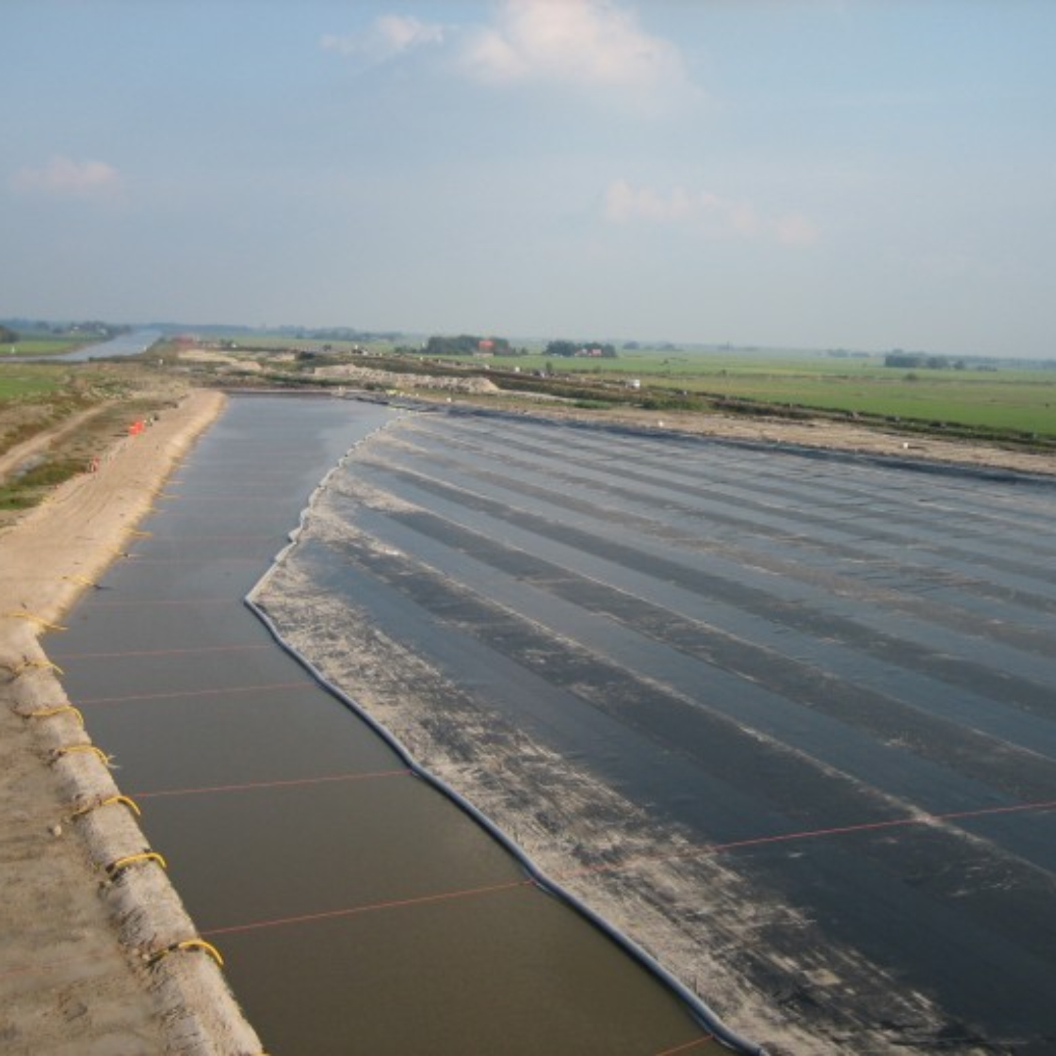 Membrane constructions at Aqueduct Langdeel