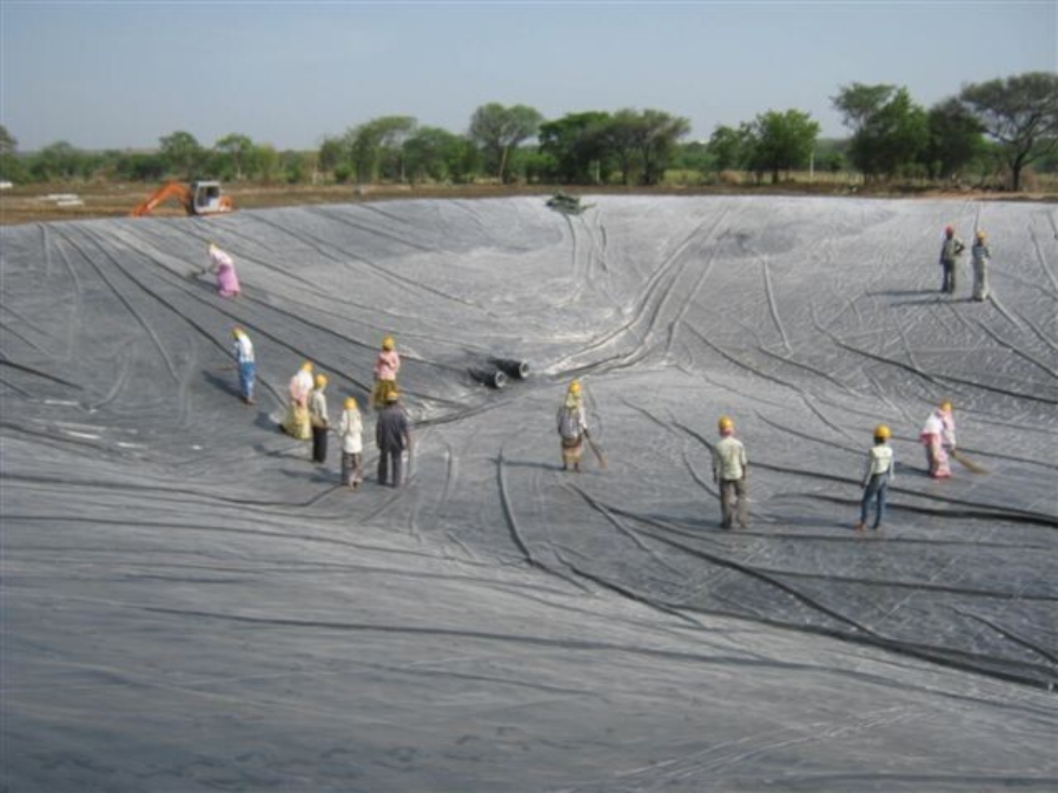 Anlage Wasserbecken Indien