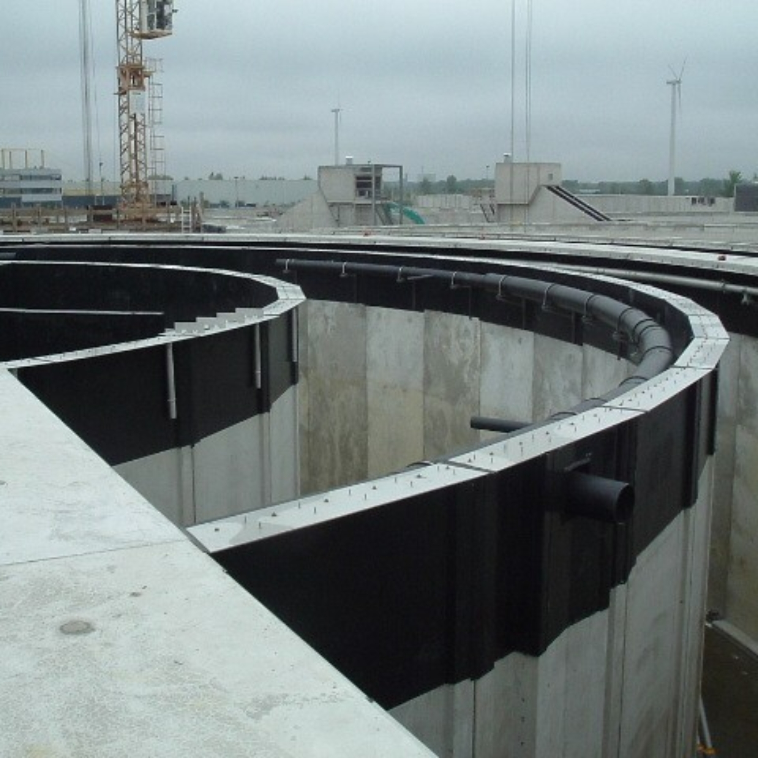 Concrete protection at the WWTP