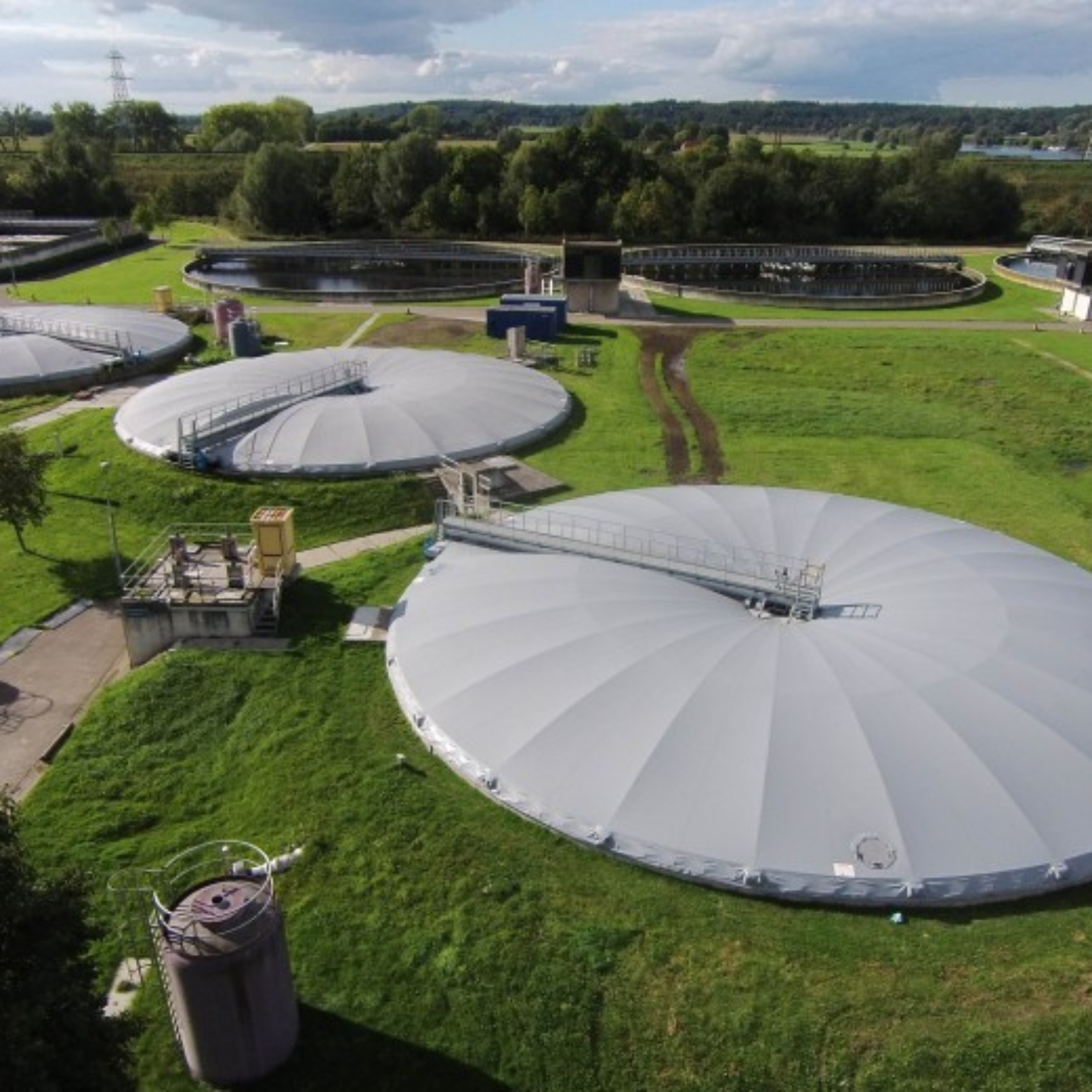 Rotating Silo Cover at WWTP Arnhem