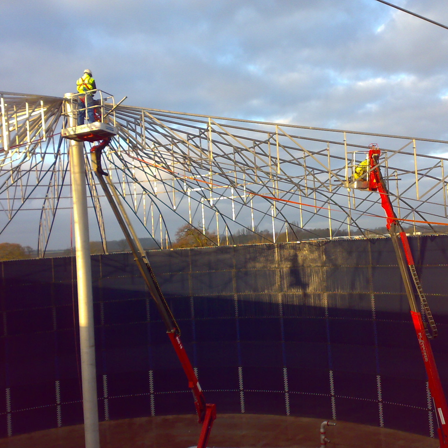 Construction of the supporting structure