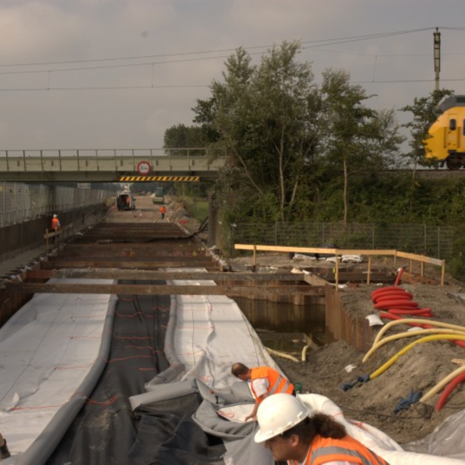 Train viaduct Schagen