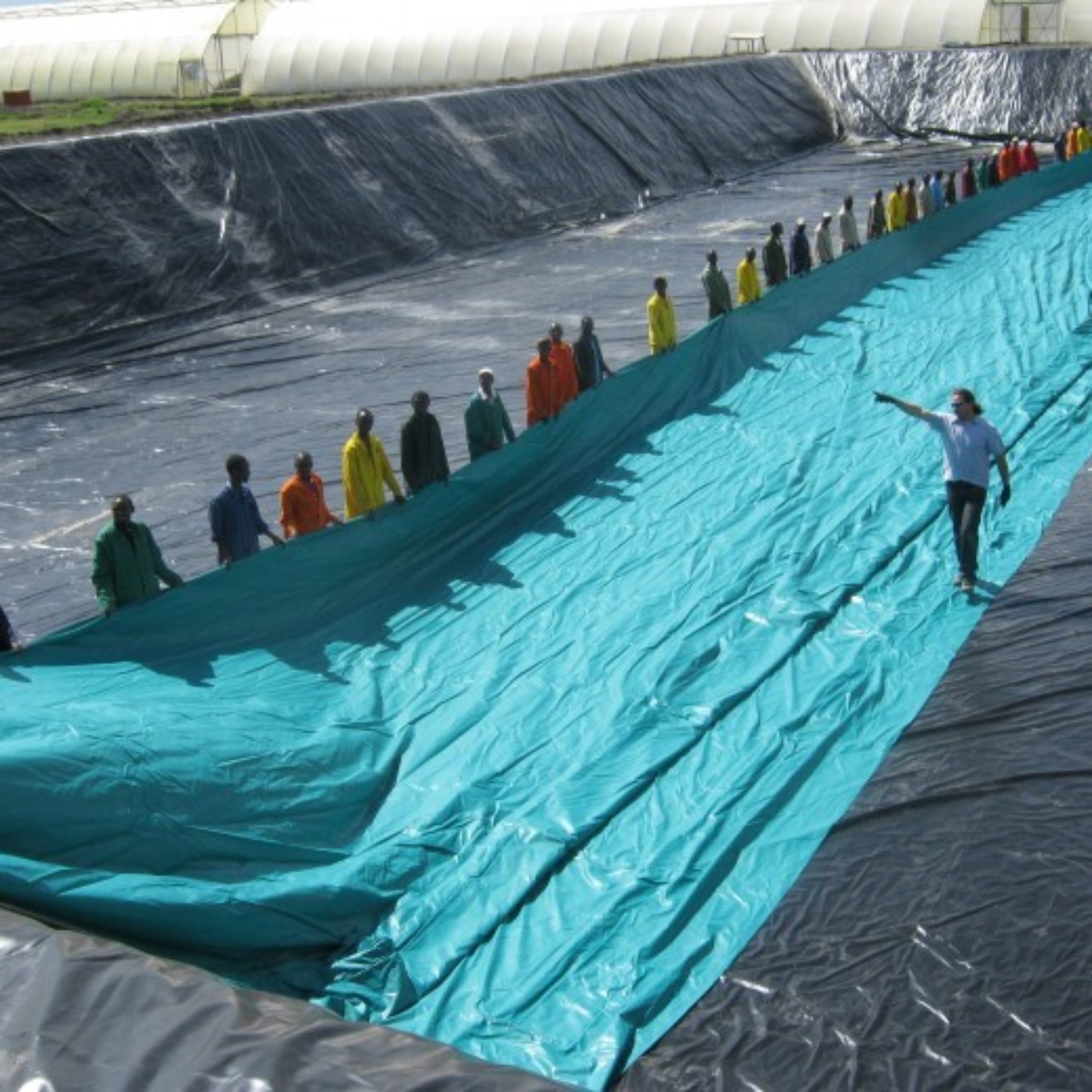 Construction of the membrane in Kenya