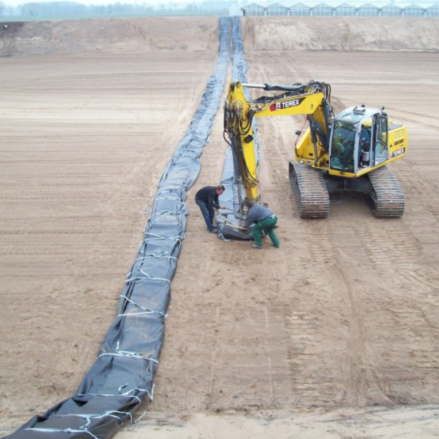 Construction of the reservoirs Emsflower