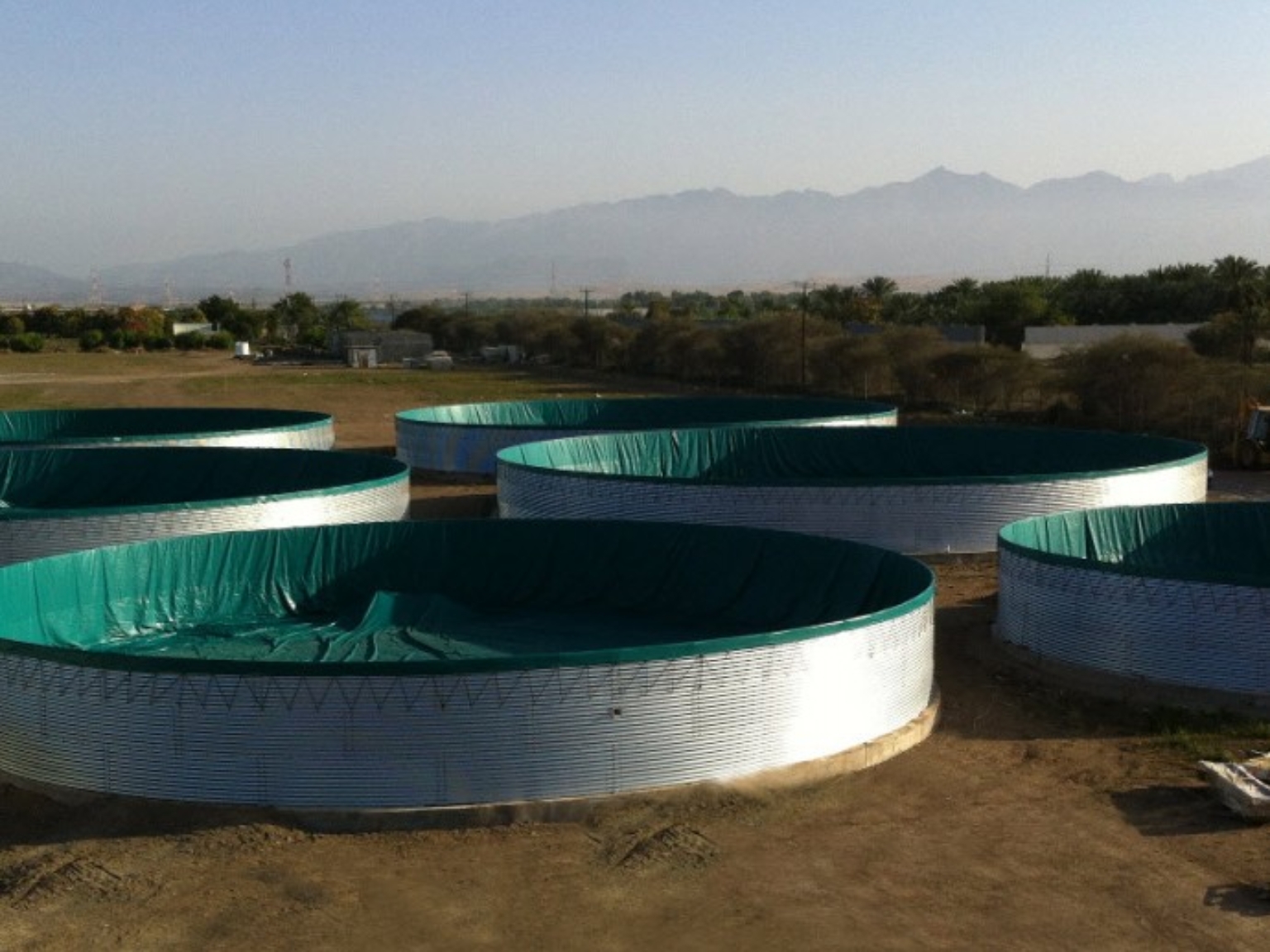 Water silo in Barka, Oman