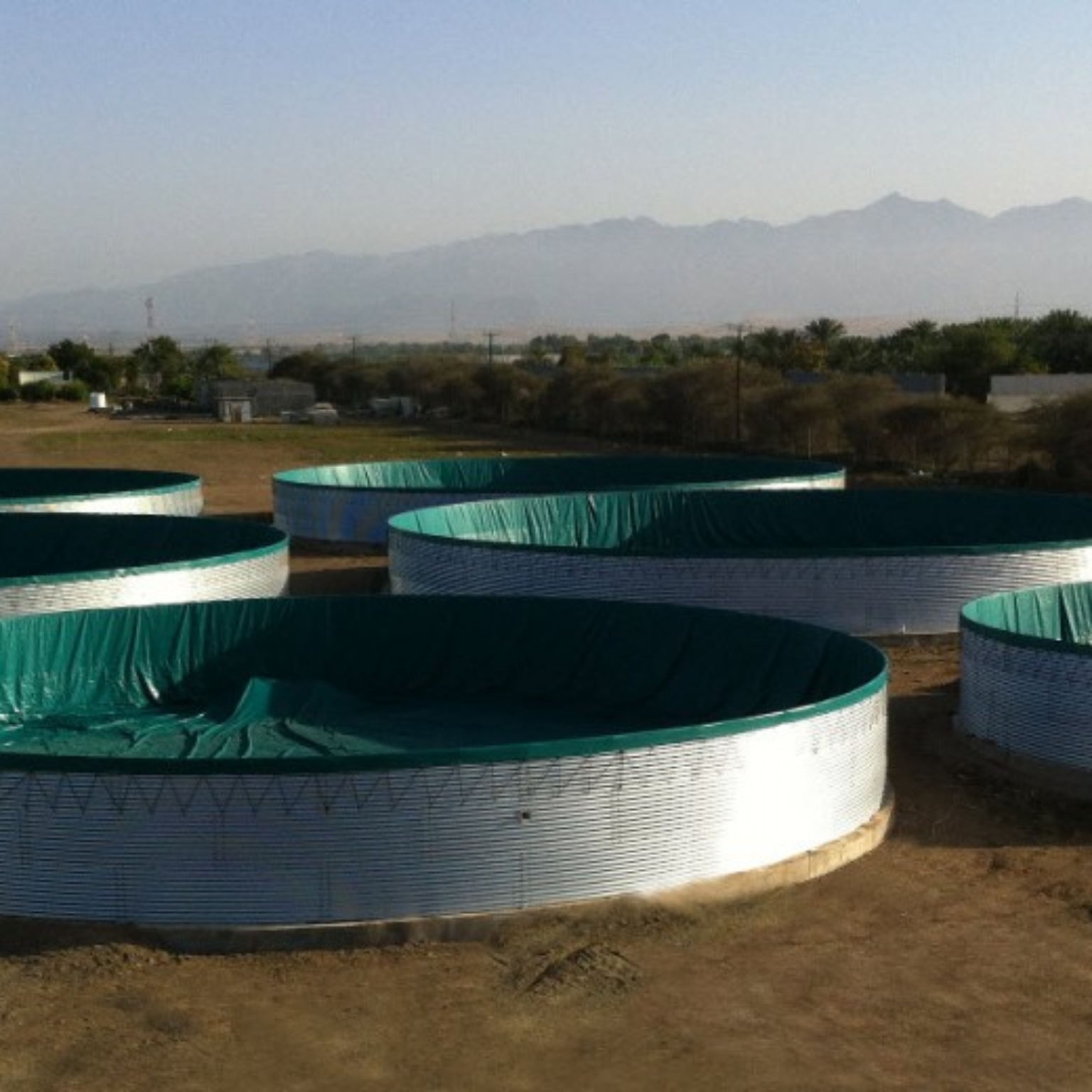 Water silo in Barka, Oman