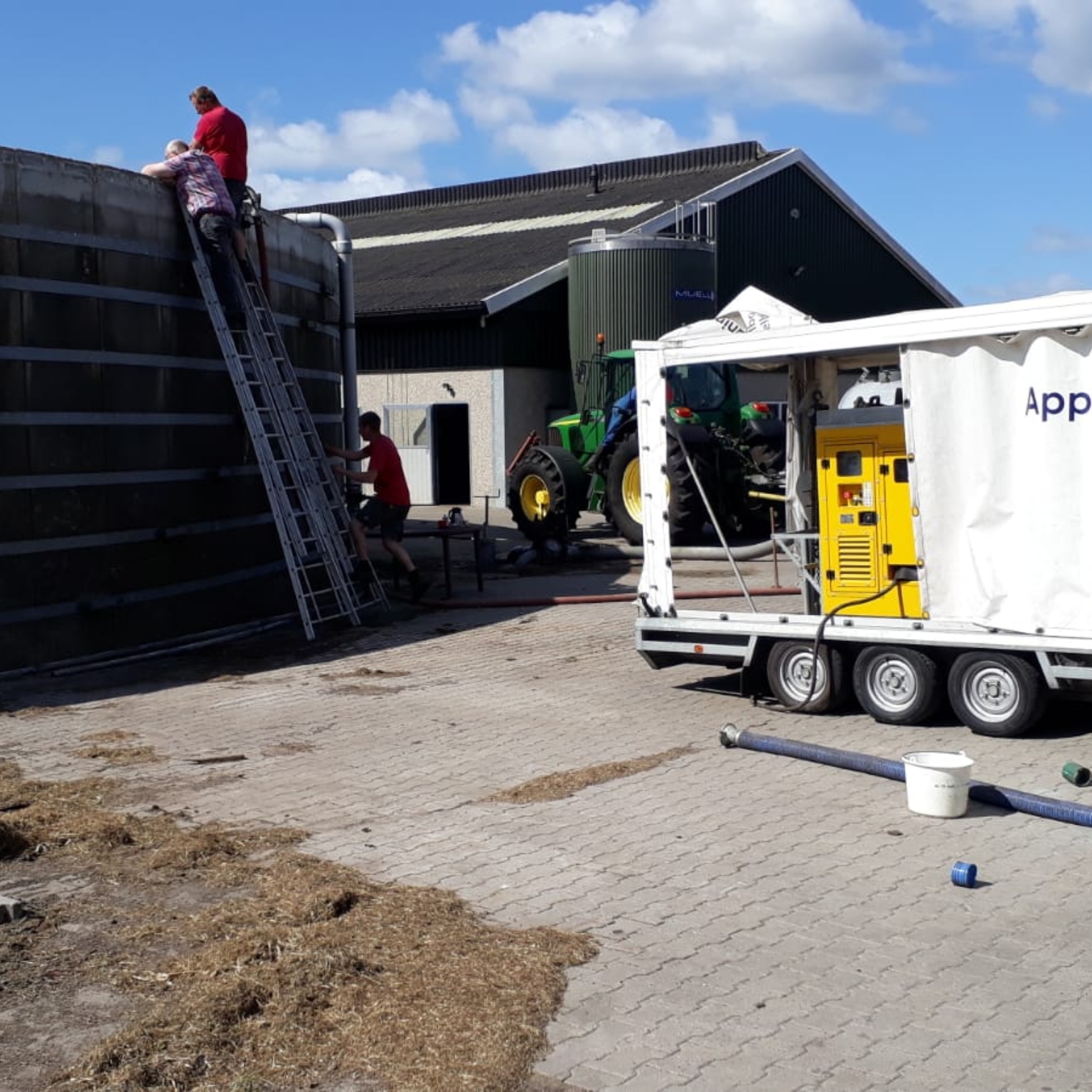 Inspection of Hofman's Slurry Silo