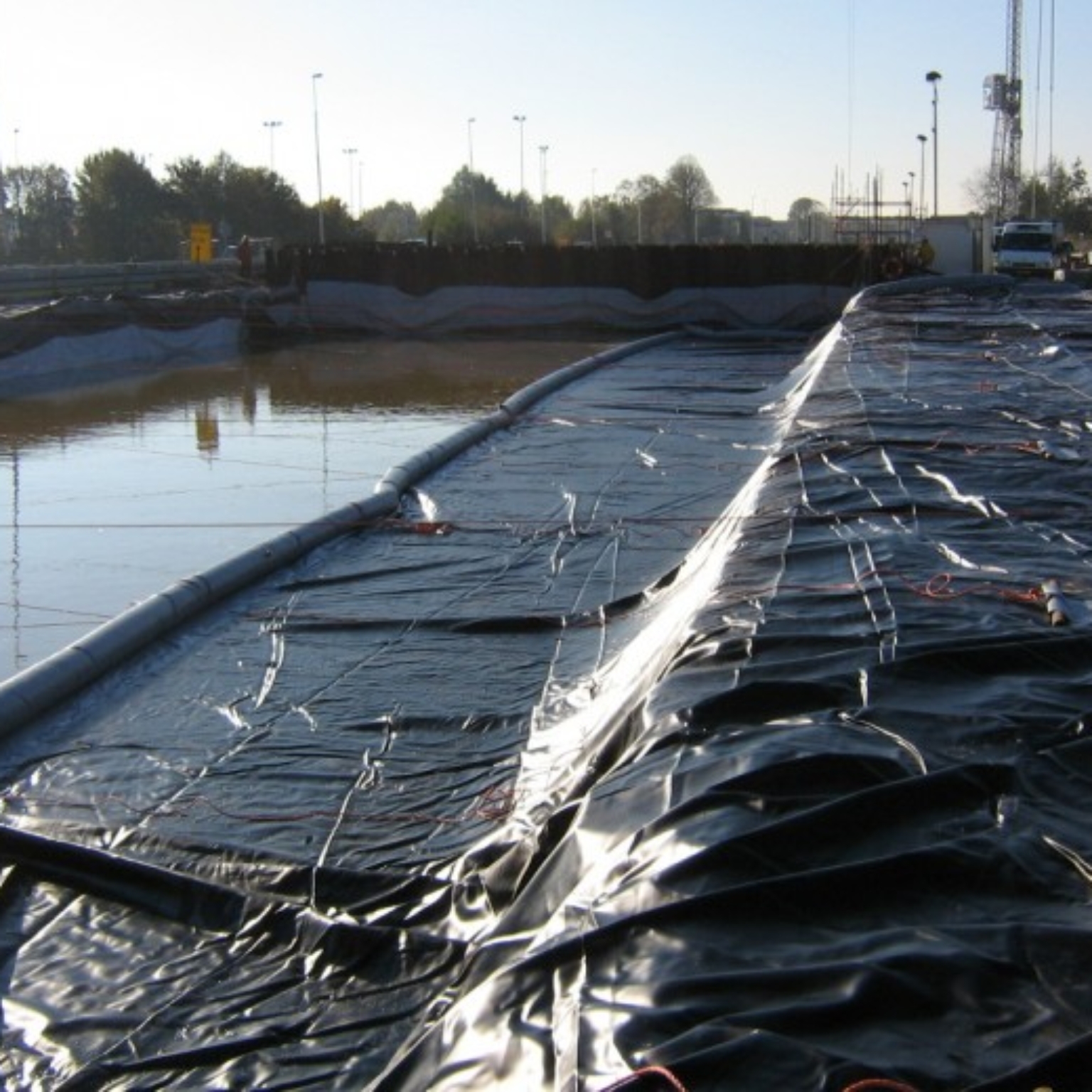 Folieconstructie bij de Peelo Zuid Tunneltoeritten