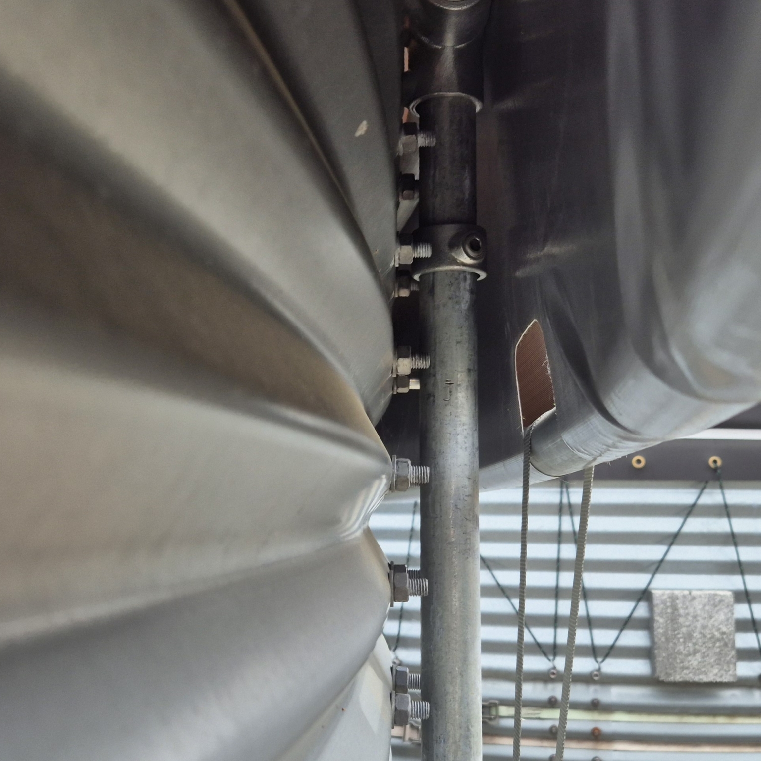 Frame of GenaDome PRO is separate from the silo
